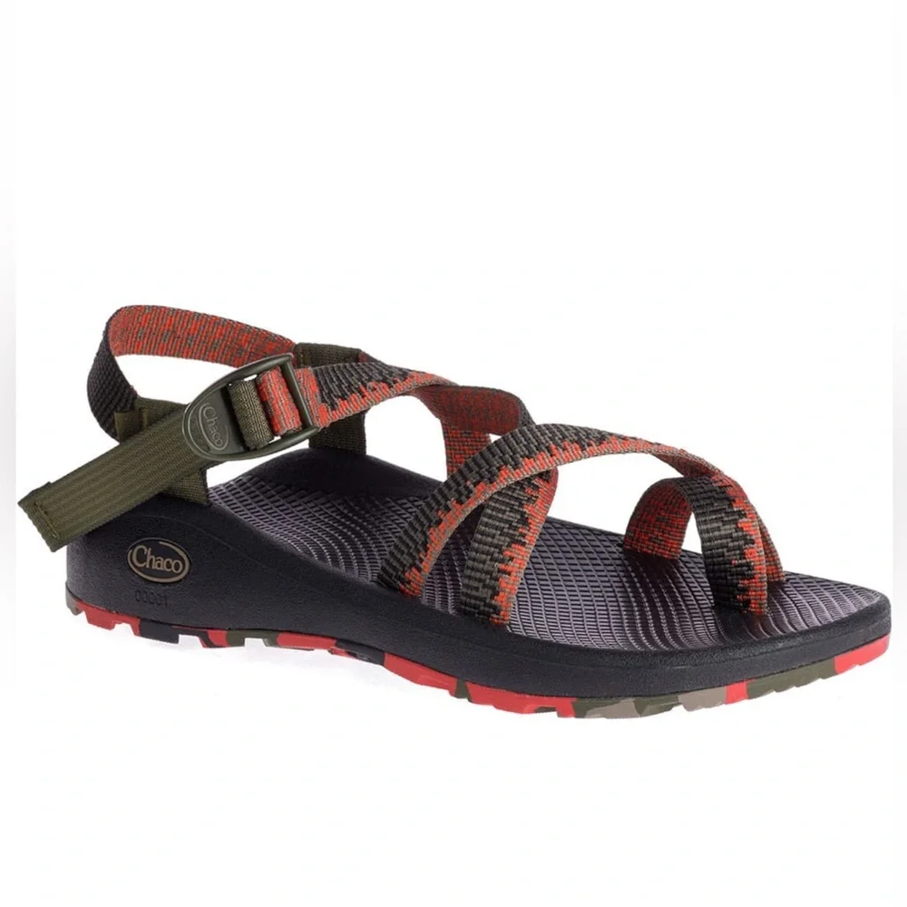 Chaco Men's Z/Cloud 2 Sandals Foster Pavement Black/ Camo Size 12